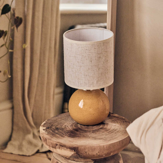 BLAIR TABLE LAMP, MUSTARD