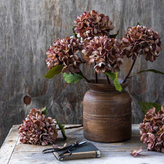 ARTIFICIAL HYDRANGEA, ANTIQUE PINK - *Pre-order* Shipping Mid July