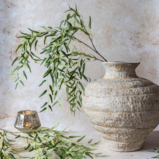 ARTIFICIAL WILLOW BRANCH, FOREST GREEN