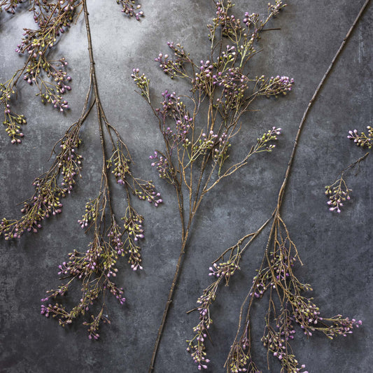 ARTIFICIAL BERRY BRANCH, LILAC